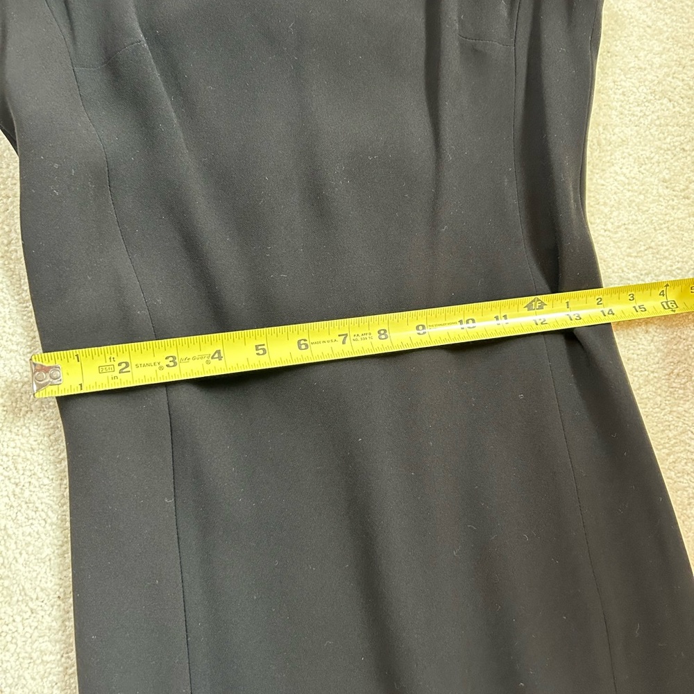 NWT Jones New York black dress with bow detail on back - Picture 8 of 10